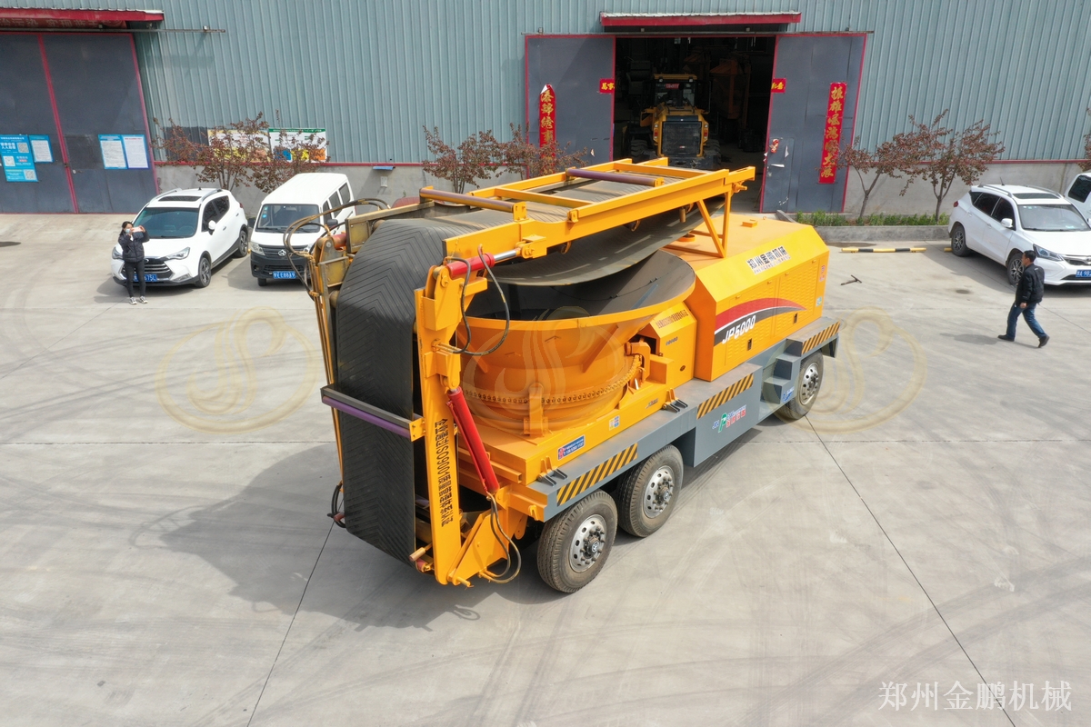 郑州金鹏树疙瘩破碎机JPE6000圆盘式设备选型参考应用现场